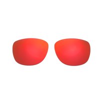 Walleva Fire Red Polarized Replacement Lenses for Oakley Trillbe X Sunglasses
