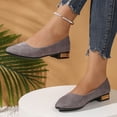 thumbnail image 6 of Flat Shoes for Women Slip On Comfortable Walking Ballerina Shoes Casual Shoes For Work Dating And Leisure Comfortable On Design With Closed Toe And Block Heel, 6 of 8