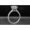 thumbnail image 4 of 2.50 Ct Stunning Round Real Natural Moissanite Diamond Engagement Rings for Women Fine 14K White Gold, 4 of 9