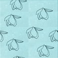 thumbnail image 1 of Ahgly Tapis d'Intérieur Lavable en Machine Carré Transitionnel Bleu Diamant Bleu, 5 Pieds Carré, 1 of 7