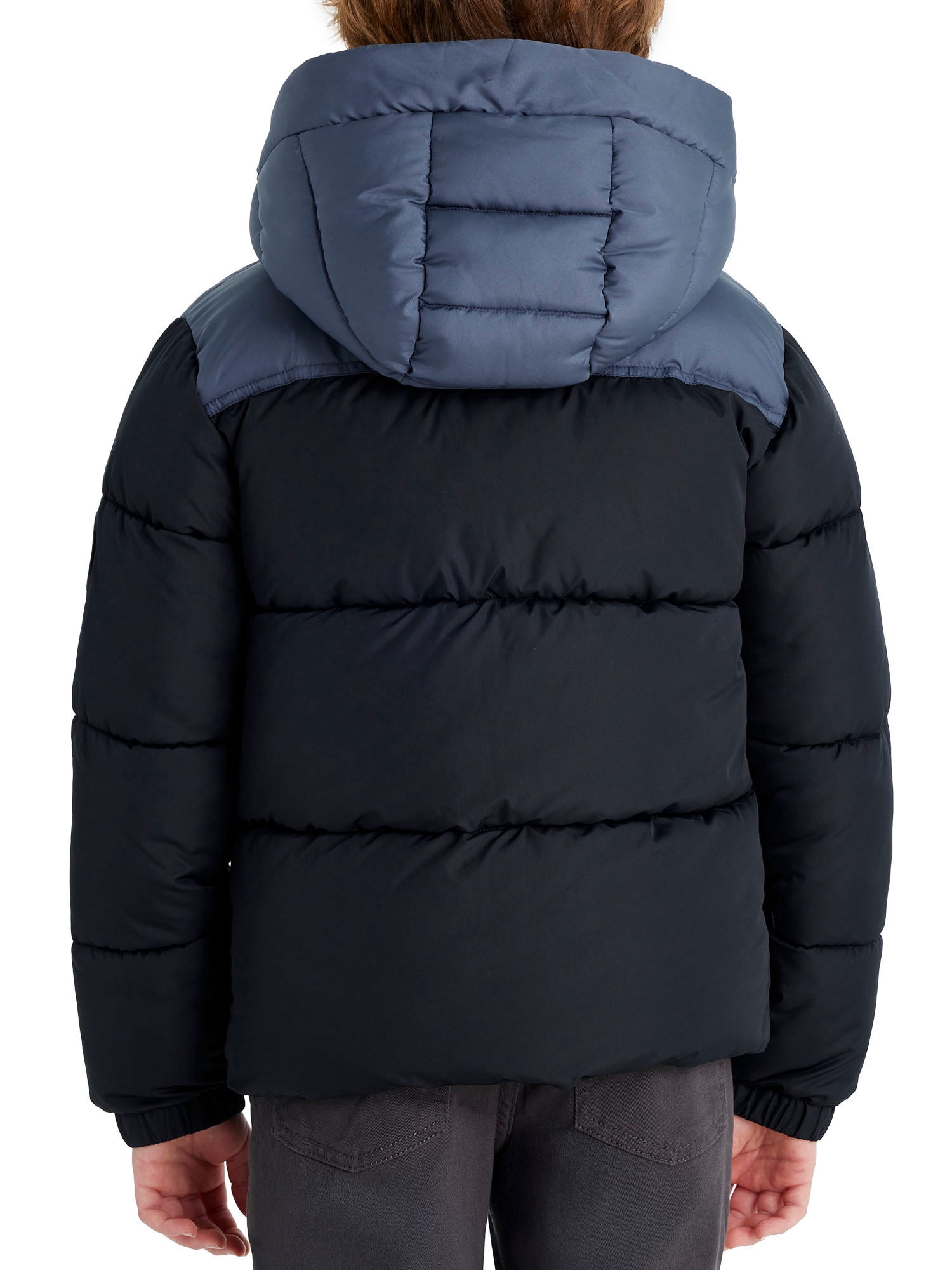 U.S Polo Assn. Boys Colorblock Puffer Jacket, Sizes 4-18