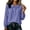 Purple, variant on cocolona Womens Linen Peter Pan Collar Tops Dressy Casual Long Sleeve Button Solid Color Shirts
