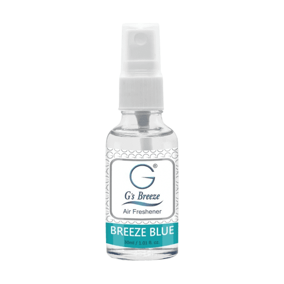G’s Breeze Breeze Blue Air Spray – Ocean breeze scent with calming, long-lasting freshness.
