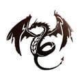 thumbnail image 1 of Metal Dragon Wall Art Dragon Sculpture Metal Wall Hanging Art Para La Decoración Del Hogar Serendint HA036359-00, 1 of 6