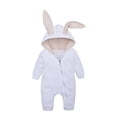 thumbnail image 2 of Mameluco de manga larga Mono de bebé Trajes Bebé infantil Blanco (6) Sunnimix Unisex mono mono, 2 of 8