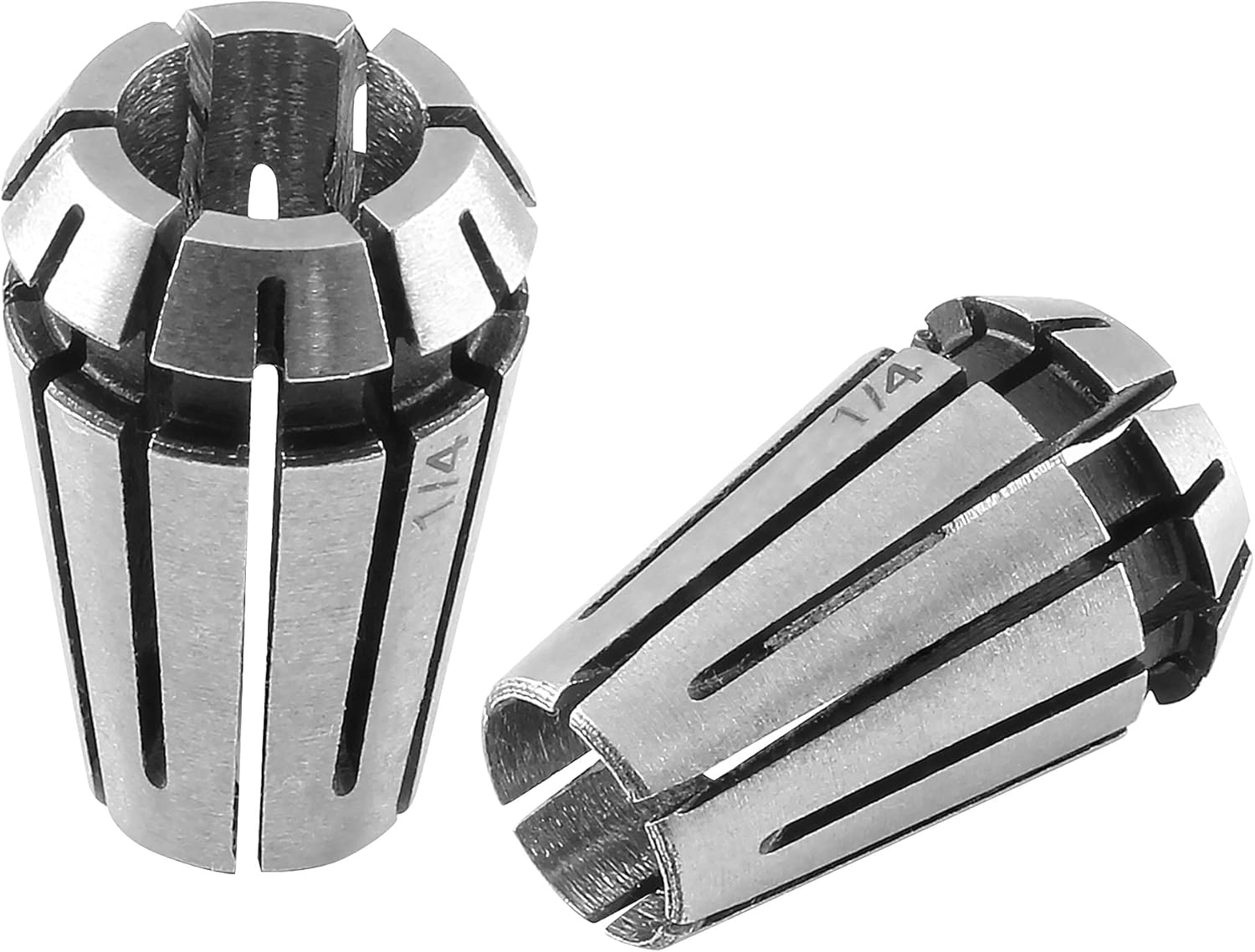 2-Piece ER11 Spring Collet Set For CNC Milling & Lathe Workholding, 1/8” & 1/4”