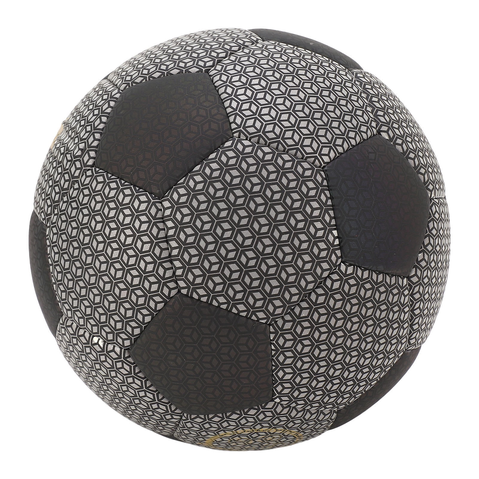 YAHHU Luminous Reflective PU Football – No.5 Holographic Glow Ball for Night Training & Indoor/Outdoor Play