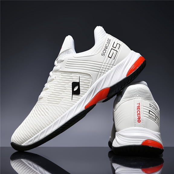 Professional Tennis Shoes, Unisex Breathable Non-Slip Wear-Resistant Low-Cut Training Shoes, Cushioning Support Hard Court Tennis Sneakers, Indoor Outdoor Badminton Training Shoes, Men'S Non-Slip Ten