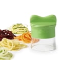 thumbnail image 2 of Cortador rallador en espiral de mano, rallador en espiral de mano, rallador de verduras en espiral, rallador de cocina, estándares líderes en la industria, 2 of 6
