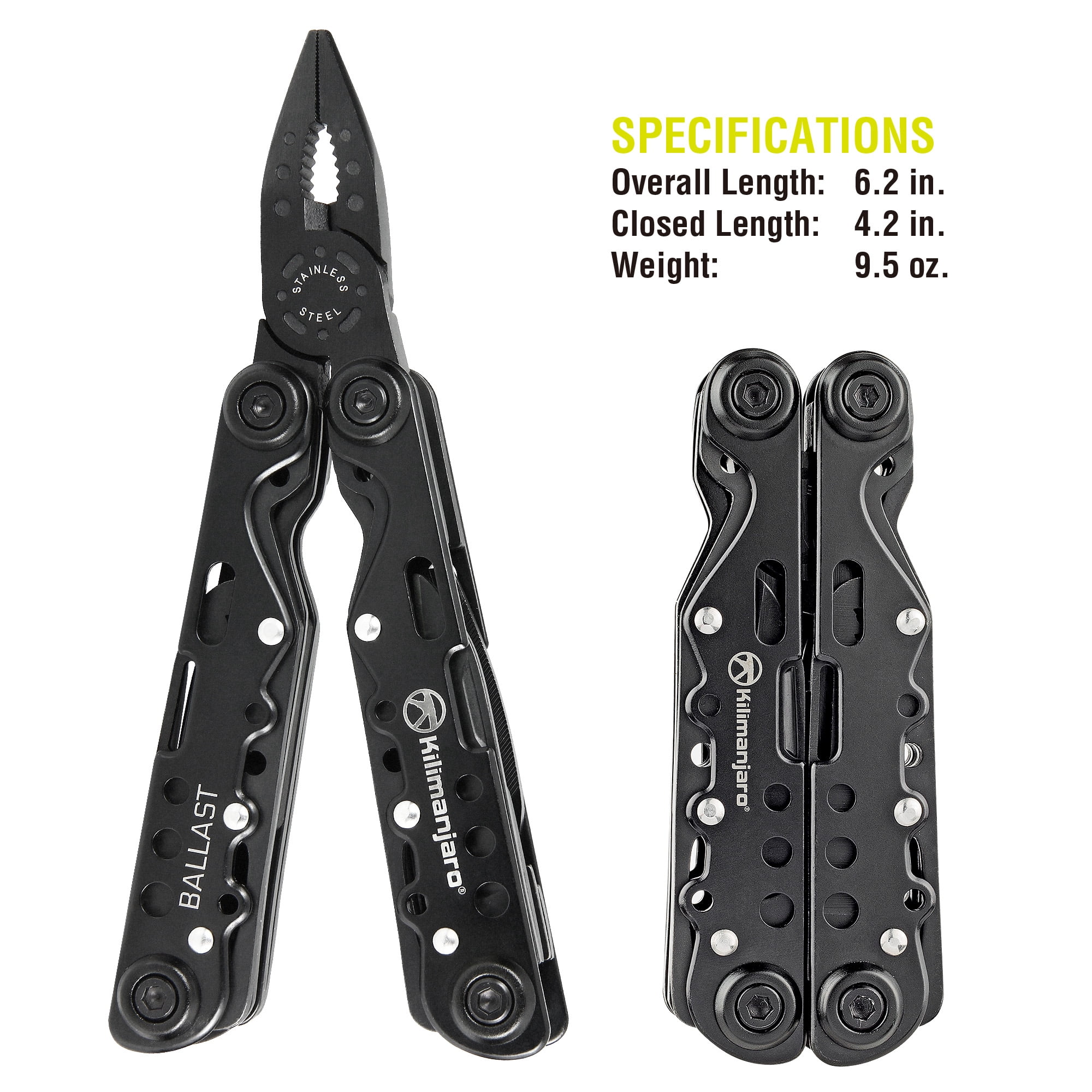 Kilimanjaro 13 In 1 Ballast Black Multi Tool - 910053ECE