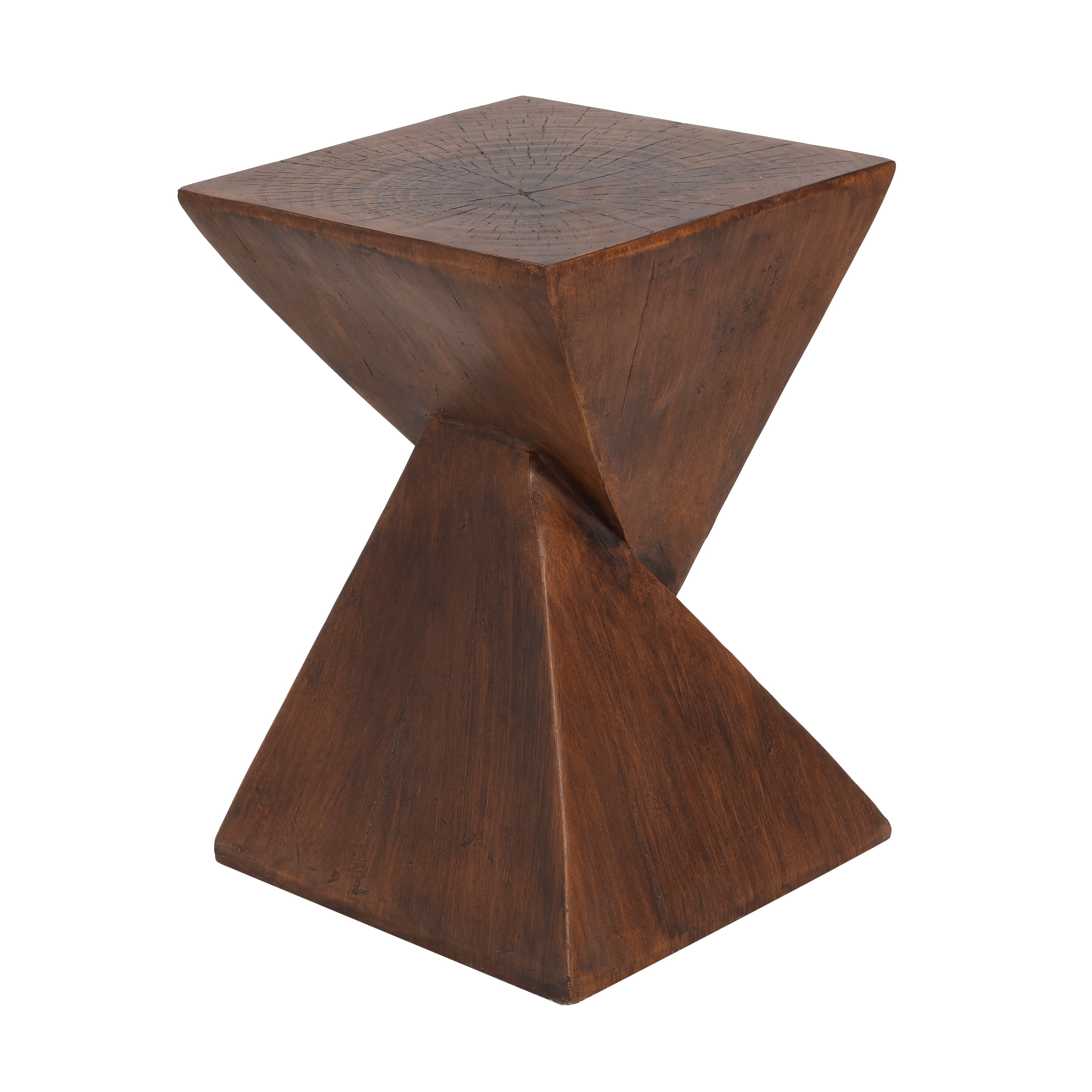 Side Table, End Table for Living Room Bedroom Office Patio, Dark Brown