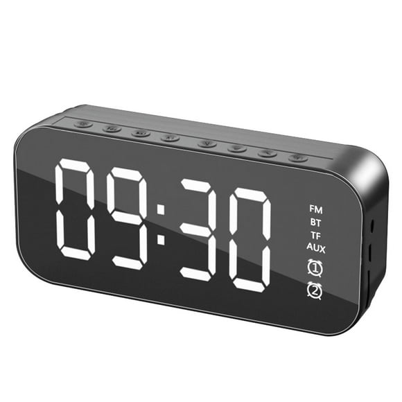 ColoMX Reloj despertador digital con pantalla grande, reloj despertador electrónico para dormitorio, hogar y oficina