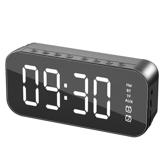 ColoMX Reloj despertador digital con pantalla grande, reloj despertador electrónico para dormitorio, hogar y oficina