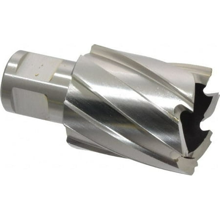 

Hougen 1-1/4 Cutter Diam x 1 Cutting Depth Bright Finish HSS Annular Cutter 3/4 Diam Weldon Flat Shank