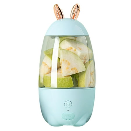 

Portable Fruit Blender USB Electric Juicer Rabbit Ear Fruit Mixer Blender 1500mah for Children and Adults for Sports Travel Gym And Outdoors Easy to Carry