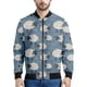 thumbnail image 4 of Chaqueta con cremallera y estampado 3D de ovejas y animales de dibujos animados para hombre, sudadera de gran tamaño, chaquetas de calle geniales para primavera y otoño, abrigos de manga larga, 4 of 4