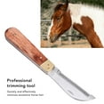 thumbnail image 4 of Outil de Décapage de Poil de Cheval, Couteau de Décapage de Poil de Cheval Portable avec Manche Confortable en Acier Inoxydable Sûr pour Cheval Stable, 4 of 7