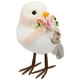 thumbnail image 4 of Northlight Plush Bird with Gingham Bow Easter Figurine - 7" - Beige, 4 of 5