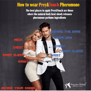 Prey&Touch by Pherolec Global Male Pheromone Perfume Oil Long-Lasting Mens Pheromone Cologne to Attract Women Essential Fragrance Essence Extra Strong 0.34 fl. oz Roll-On