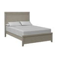 thumbnail image 3 of JERFIT Light Gray King Size Bed Frame, Solid Wood and MDF Panel Headboard Platform Bed with Strong Support and Modern Style, 3 of 5
