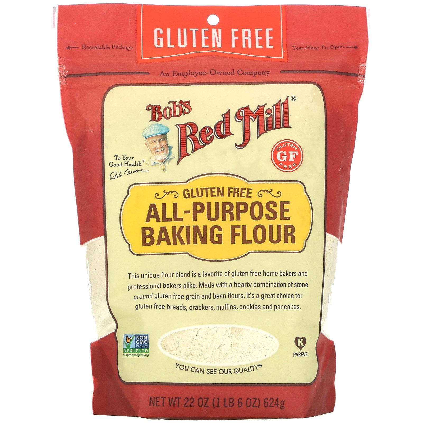 Bob's Red Mill, All Purpose Baking Flour, Gluten Free, 22 oz