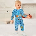 thumbnail image 3 of Blue'S Clues Baby Onesie Romper Footless Infant Long Sleeve Jumpsuit for Boys Girls, 3 of 8