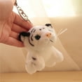 thumbnail image 5 of Darzheoy Plush Tiger Keychain Stuffed Animals Keyring Pendents Cartoon Tiger Doll Keychain Hanging Ornaments for Women Girls Backpack Bag Purse Key Accessories, 5 of 6