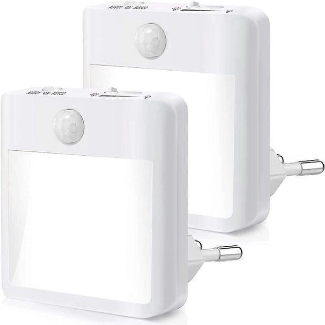 Wall Plug-in LED Night Light 2 Pack, Bright Plug-in Night Light, Dusk to Dawn, 3000K Soft White Night Light Auto On/Off, Suitable for Adult Children's