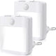 thumbnail image 1 of Wall Plug-in LED Night Light 2 Pack, Bright Plug-in Night Light, Dusk to Dawn, 3000K Soft White Night Light Auto On/Off, Suitable for Adult Children's, 1 of 3