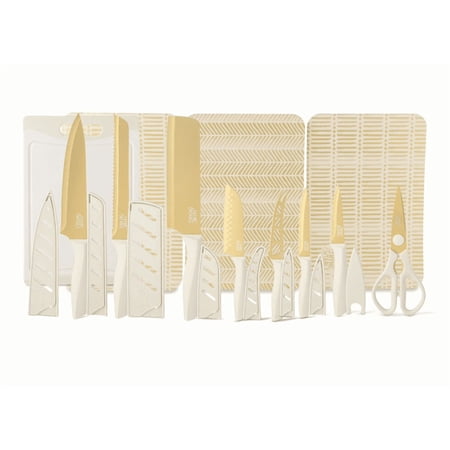 Thyme & Table Essential Edition 20-Piece Cutlery Knife Set, Taupe
