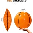 thumbnail image 4 of 4e's Novelty 3-Pack Inflatable Basketballs 20" Beach Ball For Party Decor & Basketball Theme Games, 4 of 6