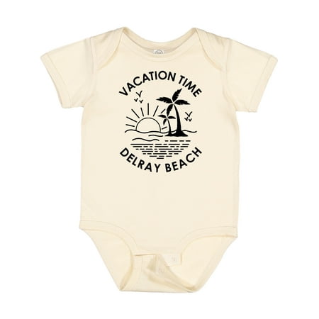 

Inktastic Vacation Time in Delray Beach Gift Baby Boy or Baby Girl Bodysuit