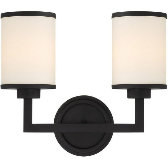 2 Light Wall Mount-12.75 inches Tall and 14.62 inches Wide Bailey Street Home 49-Bel-4661452
