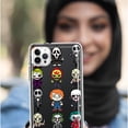 thumbnail image 4 of MUNDAZE Case for Apple iPhone 15 Pro Max Slim Hard Shell Soft TPU Hybrid Shockproof Heavy Duty Protective Phone Cover - Cute Classic Halloween Spooky Cartoon Characters, 4 of 5