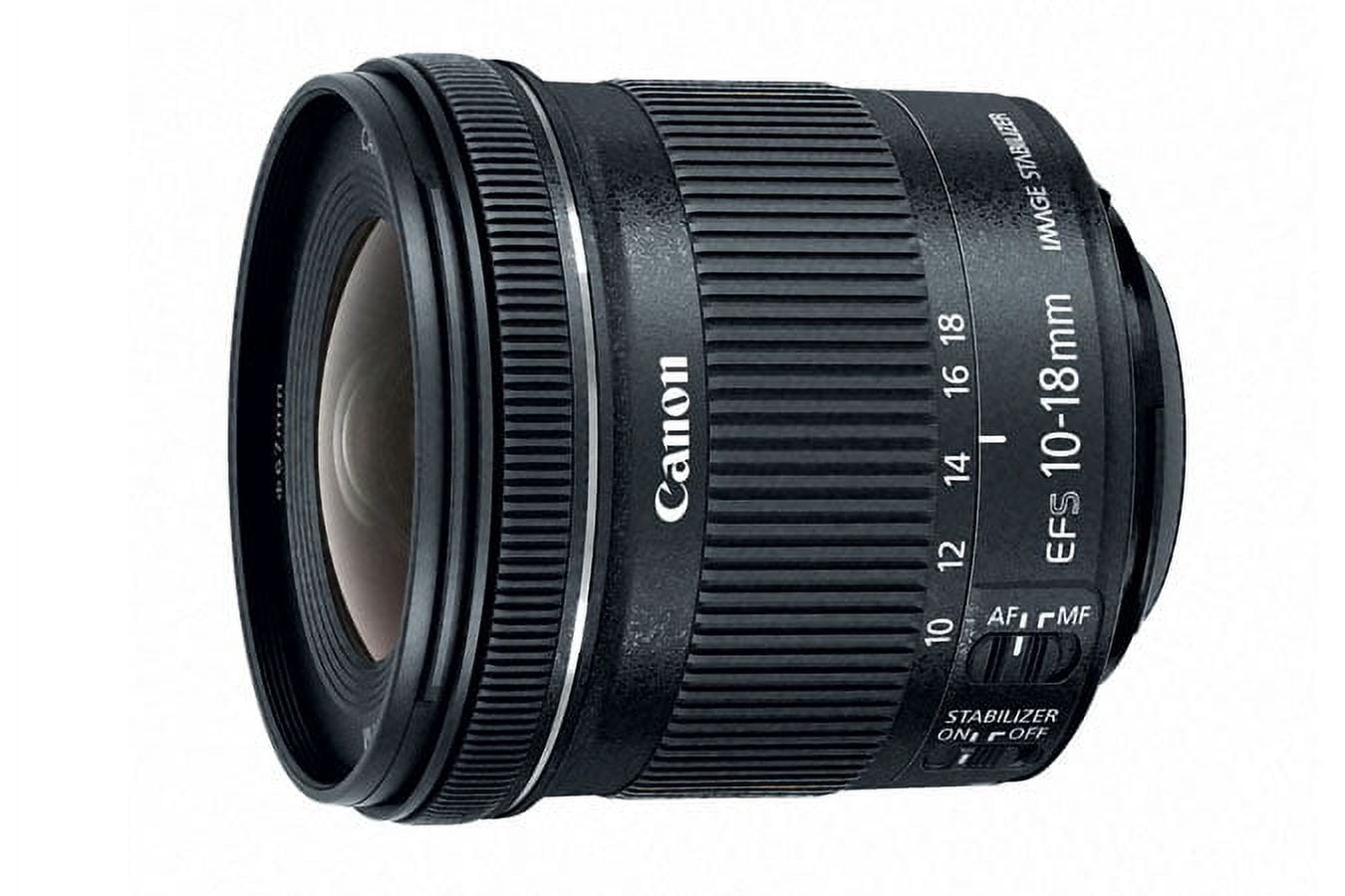 Canon EF-S 10-18mm f/4.5-5.6 Ultra Wide Angle Zoom Lens for