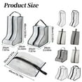 thumbnail image 3 of Tall Boot Storage Bag, Boots Shoe Storage Bag, Boot Bag For Travel,Dust Proof Tall Boot For Storage And Travel Dust Proof Travel Shoe Bags For Packing Wardrobe Carry Bag Travel And Daily Use, 3 of 9