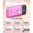 thumbnail image 6 of 45000RPM Cordless Electric Nail Drill File for Acrylic Gel Nails Polishing Removing, Portable Efile with Drill Bits Kit for All Nail Care, Manicure Polishing, Shaping Gel Removal at Home Salon, 6 of 8