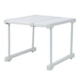 thumbnail image 1 of Expandable Shelf Storage Organizer Rack for Kitchen Cupboard Under Sink, Adjustable Sturdy Carbon Steel Closet Riser Modern Design, 1 of 7