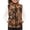 Autumn Camo Leaf Pattern, variant on Polyester Kids Polar Fleece Vest Jacket with Zip Up Sleeveless Children's blanket warm vest for Winter, UK Union Jack Pattern Kids Fleece Vest