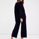 thumbnail image 4 of Mujeres con cuello en V Primavera Otoño Trajes femeninos Causal Conjunto de dos piezas Botón Uso diario FLhrweasw Nuevo, 4 of 7