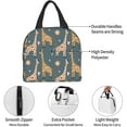 thumbnail image 4 of Sunyuer Girls Giraffe Pattern Insulated Waterproof Oxford Cloth Reusable Lunch Bag, 4 of 6