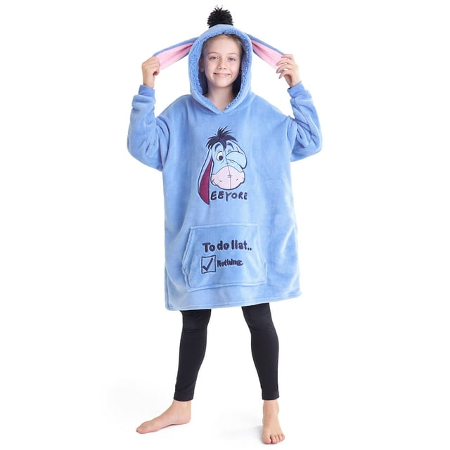 Manta con capucha Disney para adolescentes Minnie Mickey Stitch