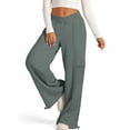 thumbnail image 5 of Oversized Straight Leg Sweatpants Women Y2k Lightweight Drawstring High Waisted Pants Comfy Wide Leg Pants with Pockets Summer Sports Athletic Sweatpants Womens Hiking Pants Cozy Golf Pants, 5 of 5