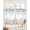 white, variant on Blue Beige Coastal Sheer Curtains 39 Inch Length 2 Panels Set for Living Room/Bedroom, Beach Starfish Summer Eucalyptus Kitchen Curtains Grommet Semi-Sheer Curtains Window Treatments 27.5"x39"x2