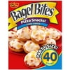 Bagel Bites Three Cheese Mini Pizza Bagel Frozen Snack and Appetizers, 40 Ct Box Jumbo