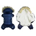 thumbnail image 4 of Sudadera con capucha de algodón para cachorros de cuatro patas, ropa de invierno y otoño, abrigo cálido para perros, chaqueta, disfraz, 4 of 4