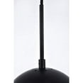 thumbnail image 4 of Living District Eclipse 1-Light Metal & Glass Pendant in Frosted White/Black, 4 of 7
