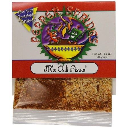 Jr's Chili Fixins, 0.10 Pound, Your friends are going to want your recipe By Pepper