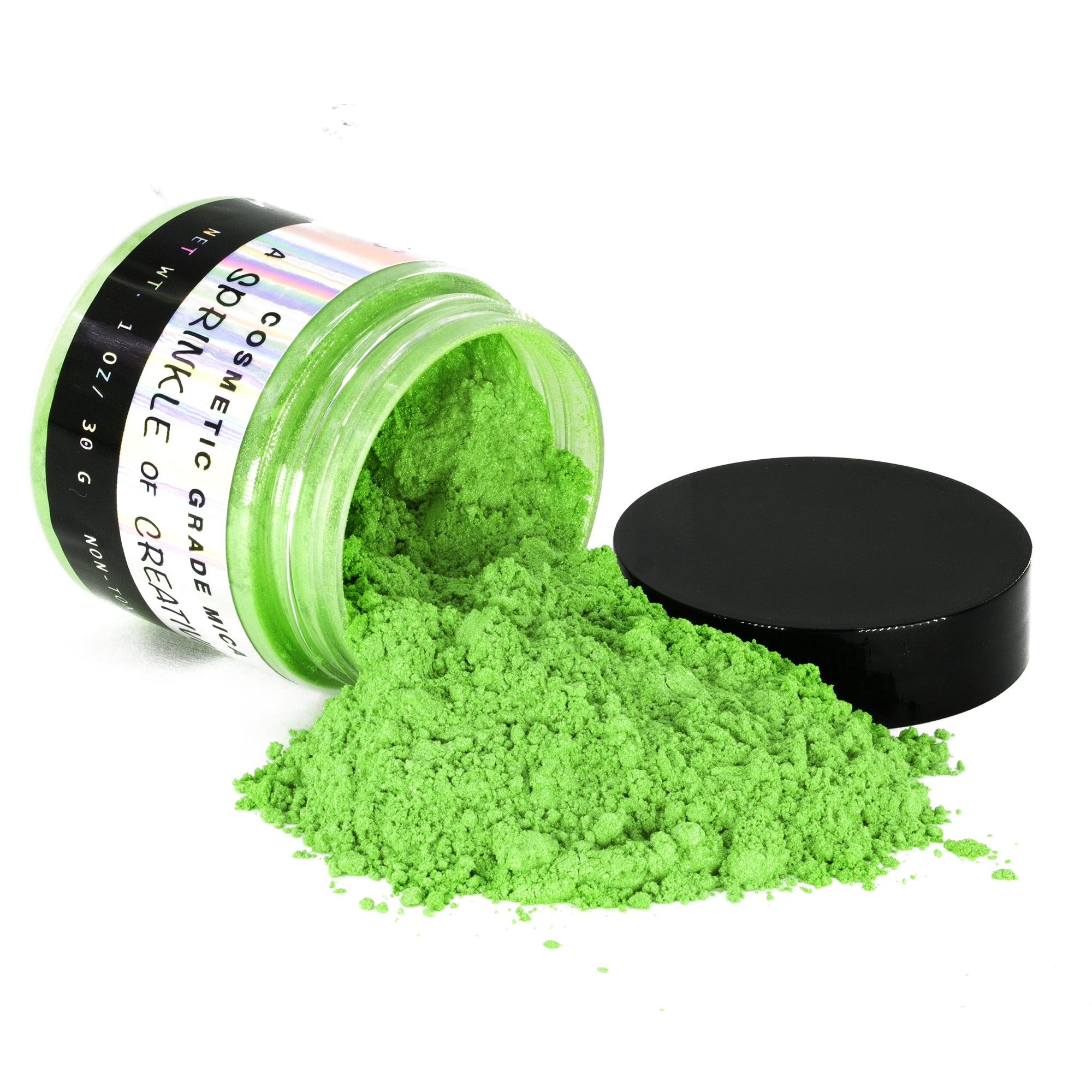 Electric Bliss Beauty,  Mica Powder, Kelly Green-Crafts, Cosmetics, Slime, Candles, Dye, Bath Bombs, Epoxy Resin, Soap, Clay, Nail Art, Glue, Glass and Paper DIY crafts!