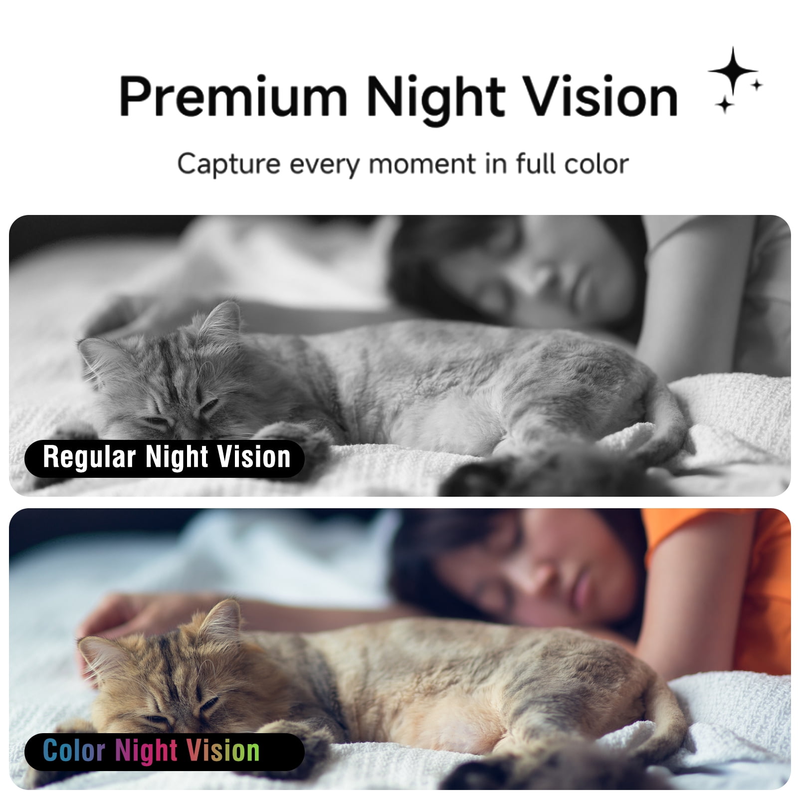 5MP Home Indoor WiFi Security Camera,Closeli CL200 Two-Way Talk Pet Camera with Night Vision AI Motion/Human/Sound Detection.